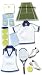 Le Grande Dimensional Stickers-Tennis