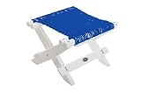 Durawood Footstool - Coastal Blue