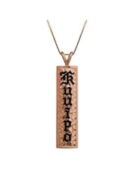Hawaiian Heirloom 14K Rose Gold Custom Kuuipo 10mm Enameled Pendant with 18" Box Chain