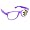 Clear Lenses Purple Glow in the Dark Frame