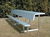 10 SEAT 15' ALUM.PLAYERBENCH W/SHELF