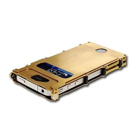 Click here to buy Columbia River Knives (CRKINOX4G) Stainless Steel Gold iNoxCase for the iPhone 4.