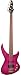 Luna Andromeda Bass Guitar, Merlot Flame