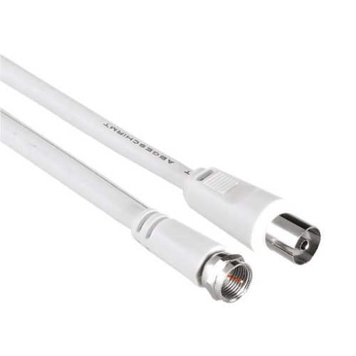 Hama SAT-Anschlusskabel F-Stecker - Koax-Kupplung, 1,5 m Preisvergleich
