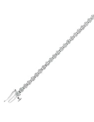 Diamond Flower Bracelet 1ctw