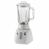 Black & Decker BL10450G 10 Speed 450 Watt Glass Jar Ice Crush Blender, White