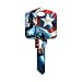 Captain America Kwikset KW1 House Key