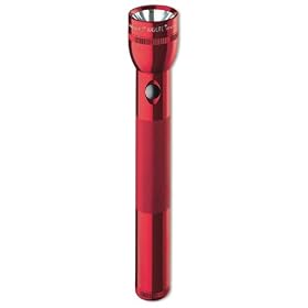 MAGLITE S3D036 Heavy-Duty 3-D Cell Flashlight, Red