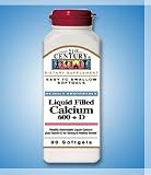 Liquid Filled Calcium 600 +D - 90 Softgels