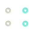 8 Gauge Glow in the Dark O-Ring 4-Pack
