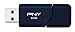 PNY Attache 64GB USB 2.0 Flash Drive, Navy Blue (P-FD64GATT3NB-GE)