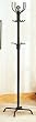 Coat Rack/Stand in Satin Black Metal Spider Style