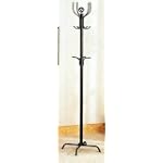 Coat Rack/Stand in Satin Black Metal Spider Style
