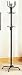 Coat Rack/Stand in Satin Black Metal Spider Style