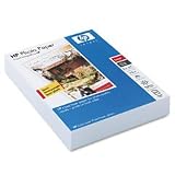 Glossy Color Laser Photo Paper, 8-1/2 x 11, 200 Sheets/Pack (HEWQ6607A)