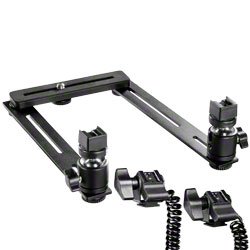 Walimex Makro Basic Blitzschiene mit Y-Blitzkabel f&uuml;r Panasonic Preisvergleich