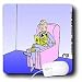 Londons Times Famous People Places Books Cartoons - CRASH TEST FOR DUMMIES - Mouse Pads