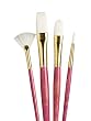 Princeton Brush W/Taklon Round 3, Fn 2, Filbert 8, Flat 10