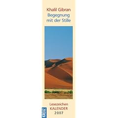 Begegnung mit der Stille 2007. Lesezeichenkalender. (Kalender) (Kalender)