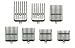  : Attachment Combs 7-pc Set Fits Andis Clippers