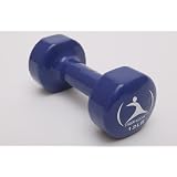 Vinyl Dumbbell 12 LB, Royal Blue, Single