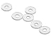 Nylon Flat Washer #3/8 .380 ID x .625 OD x .093 Thick