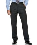 Calvin Klein Navy Subtle Stripe Flat Front Pants