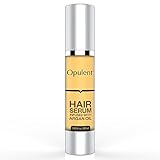 Best Hair Serum with Argan Oil + Vitamin E for Hair Treatment - Hair Serum for Frizzy Hair, Damaged Hair, Hair Loss, Curly Hair - Leave in Hair Conditioner for Healthy, Shiny Hair - 1.69 Fl Oz