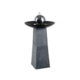 Kenroy Home Sleek Indoor Floor fountainin Natural Grey Slate finish is 35.5' high and weighs 59 pounds #53226GYSL