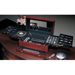 Jewelry Box - Rosewood- Tarnish Free (Rosewood) (6