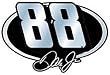 Dale Earnhardt Jr. #88 Silver Auto Emblem - NASCAR Sports Merchandise