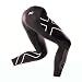2XU Men's Elite Compression Cycling Tights - Black - MA1357b (L)