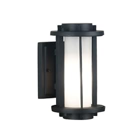 Kenroy Home 80570EBZ Lumi One-Light Small Wall Lantern with 3-Inch Frosted Opal Glass... by Kenroy Home