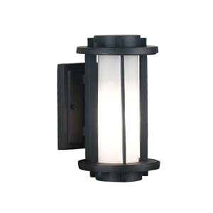 Kenroy Home 80570EBZ Lumi One-Light Small Wall Lantern with 3-Inch Frosted Opal Glass... by Kenroy Home