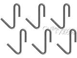 Enclume DRPHS-HS Decor Pot Hook, Set of 6, Hammered Steel