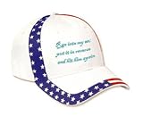 Ran into my ex: put it in reverse and hit him again Adult USA Flag Hat / Cap