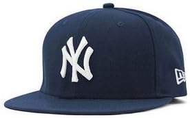 Xi 13 Colors Unisex Adjustable New York Sport Flat Brim Hip-hop Cap (Navy Blue)