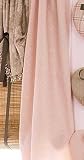 CoCo Pink Curtain Panels (2) 100 x 24 by Glenna Jean
