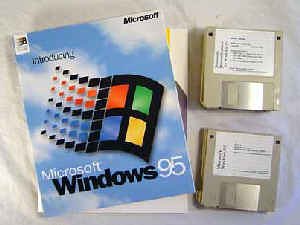 Microsoft Windows 95 Upgrade - 3 1/2 Floppy Disks