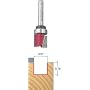 Freud 50-103 5/8-Inch Diameter Top Bearing Flush Trim Router Bit with 1/4-Inch Shank