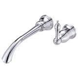 Danze D216540T Fairmont Single Handle Wall Mount Lavatory Faucet Trim, Chrome