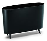 Milano Black Magazine Rack