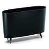 Milano Black Magazine Rack