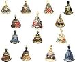 ShalinCraft Unique Christmas Gifts- Paper Mache Bells Size: 1.7 inches x 1.8 inches