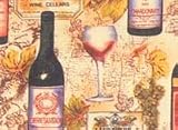 13 Cotton Oven Mitt - Wine Labels