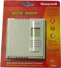 Honeywell RLV310 Digital Manual Baseboard Heat Thermostat