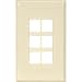 6-JACK Decora Plate (10 Pack)