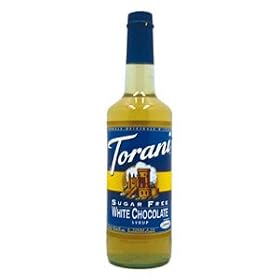 Torani Sugar Free White Chocolate Syrup