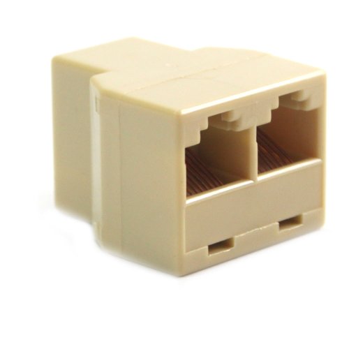 10 PCS Rj45 CAT 5 6 LAN Ethernet Splitter Connector Adapter PC