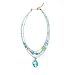 Jewelry : Glass and Brass Beads, Brass Pendant "No More Teardrops" -Fair Trade Gifts